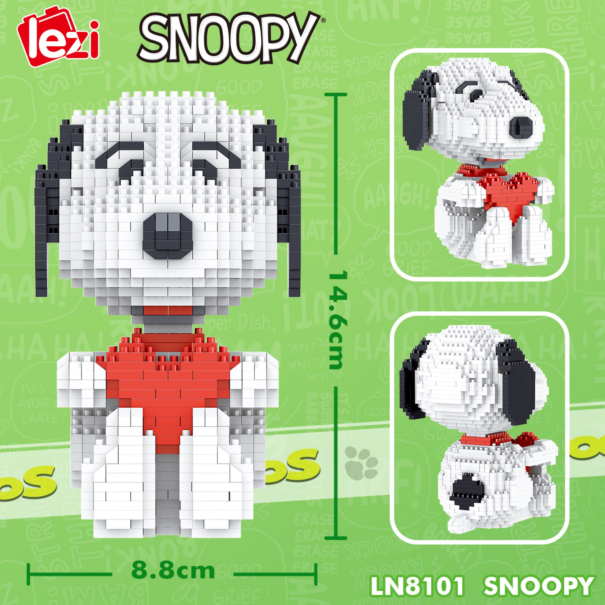 Lezi 8101-8105 Snoopy