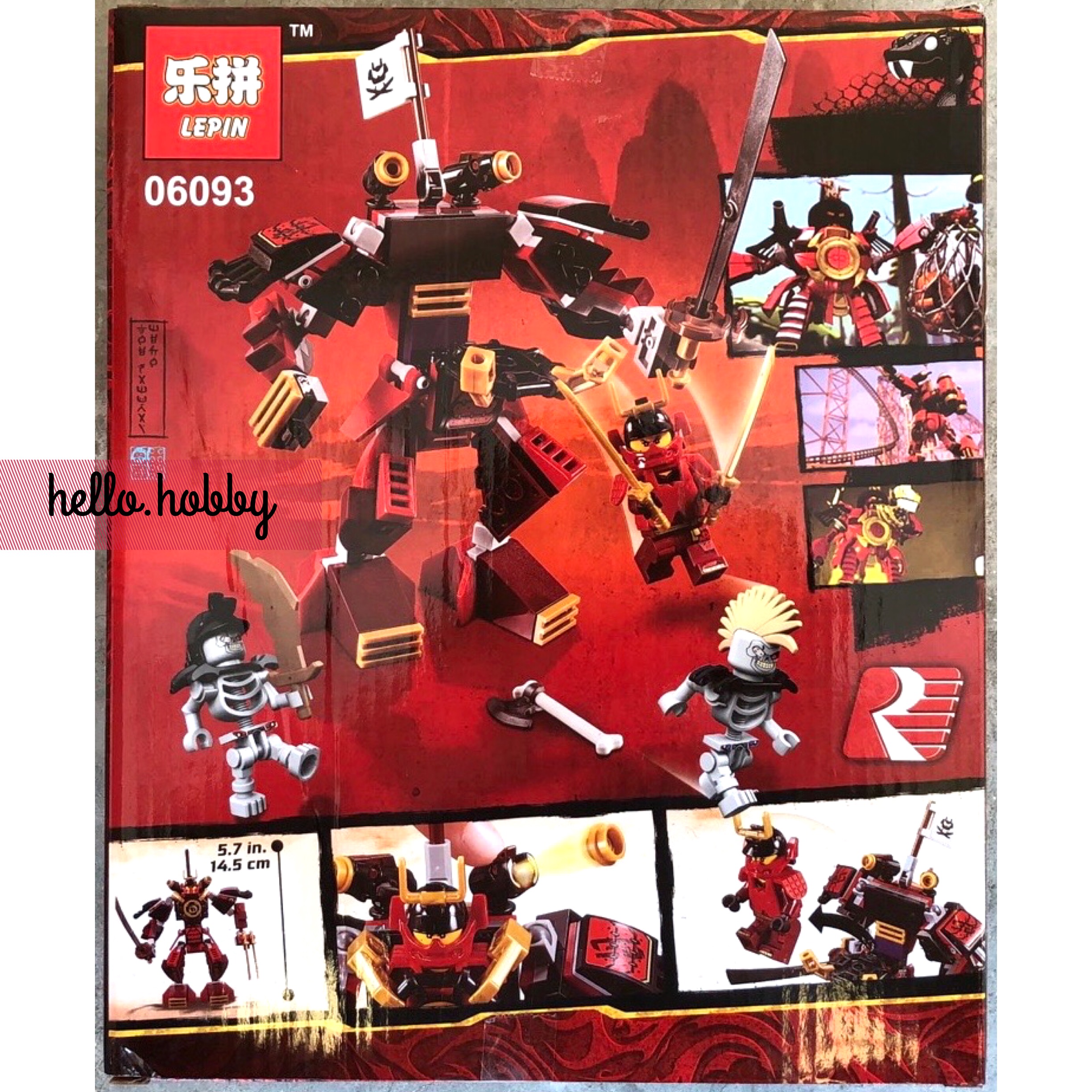 Lepin 06093 Ninjago The Samurai Mech 173pcs