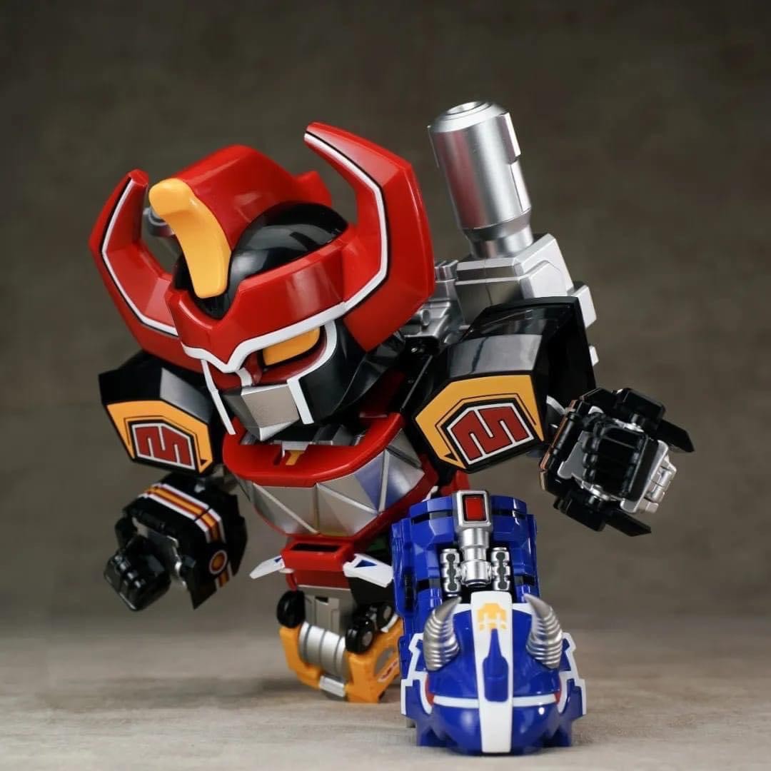Kyoryu Sentai Zyuranger : MIGHTY DEFORMED Series 01 Daizyujin Dino Megazord by Action Toys