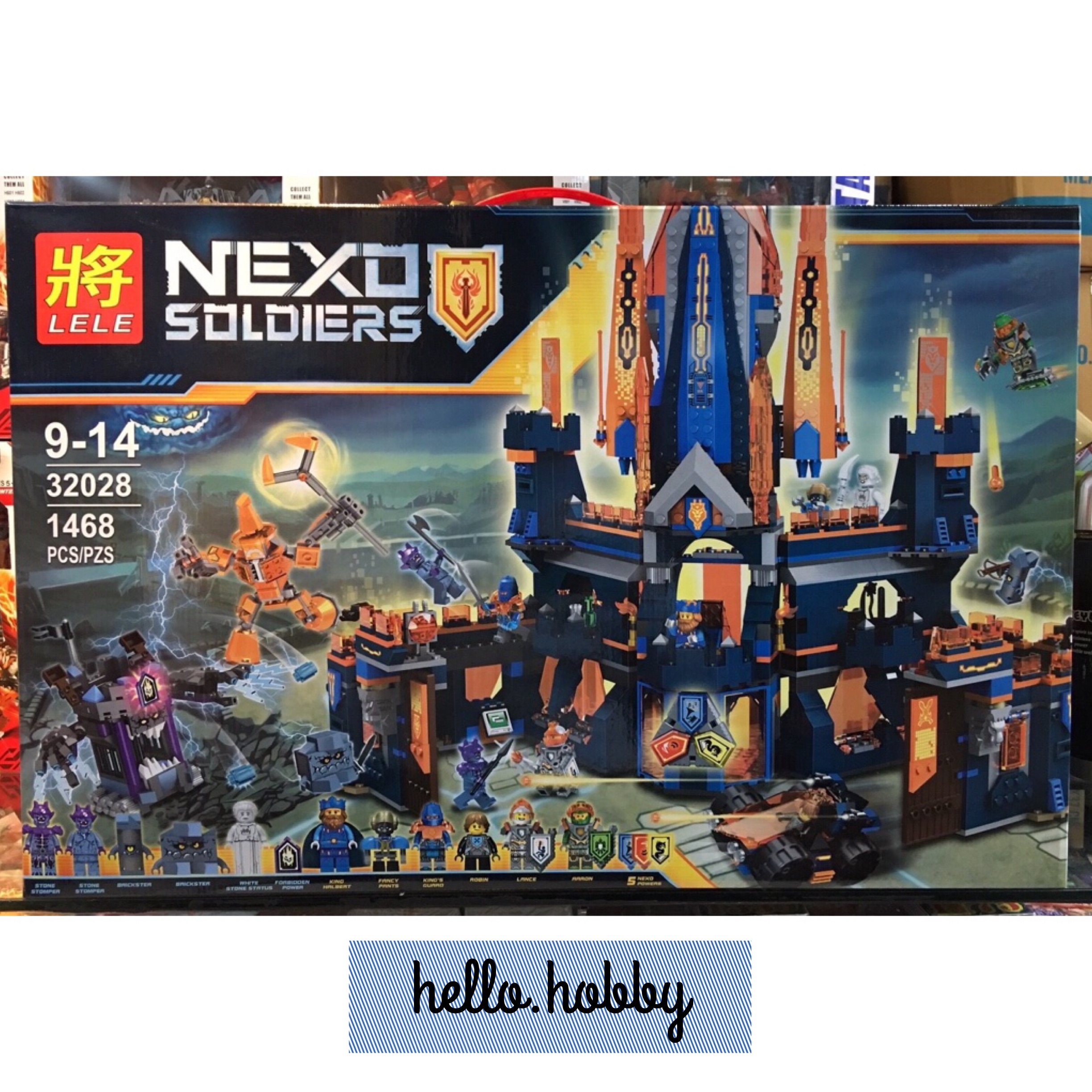 Lele 32028 Nexo Knights Knighton Castle 1468pcs