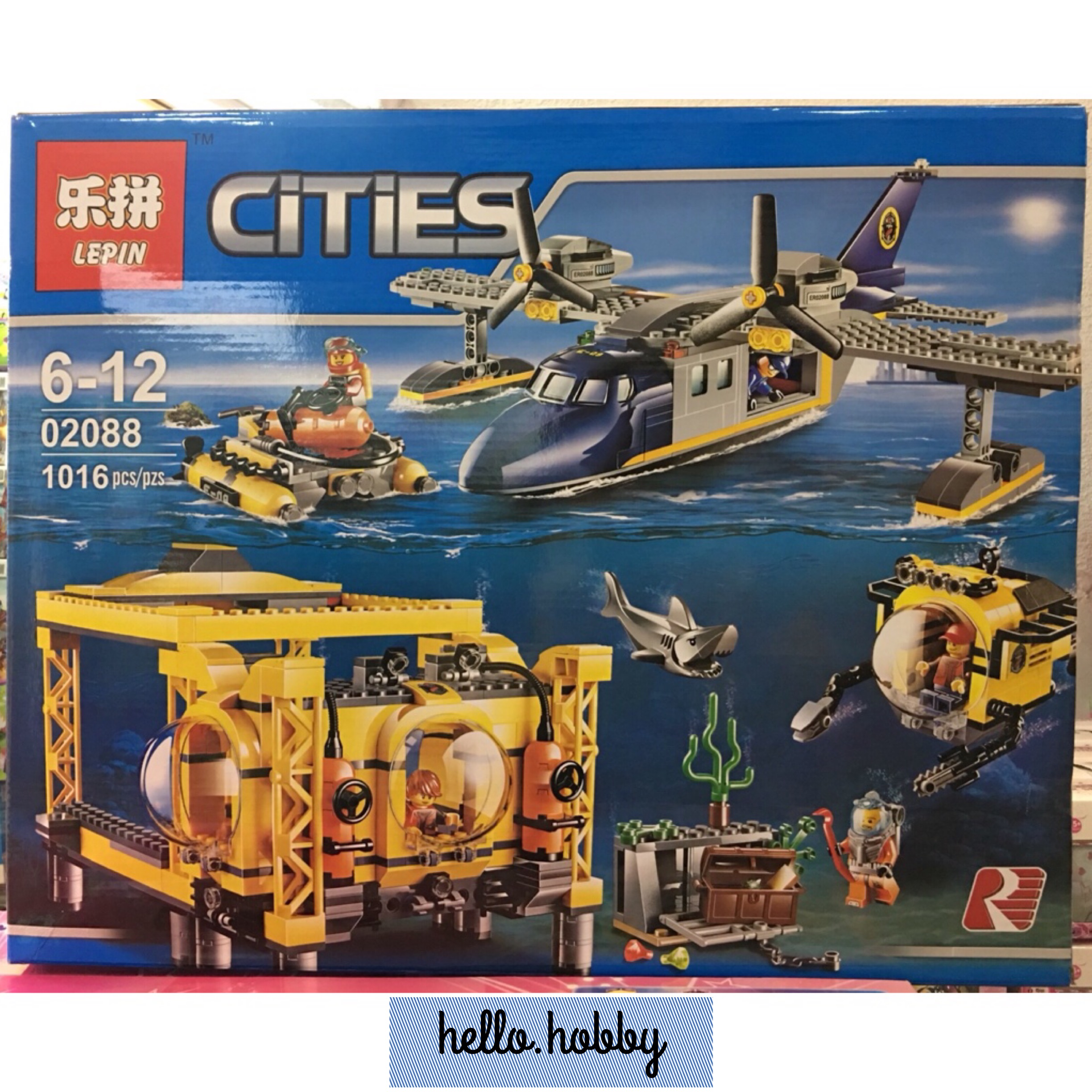 Lepin 02088 Deep Sea Operation Base 1016pcs