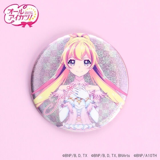 PRE-ORDER : Big Hologram Badge All Aikatsu! Collection