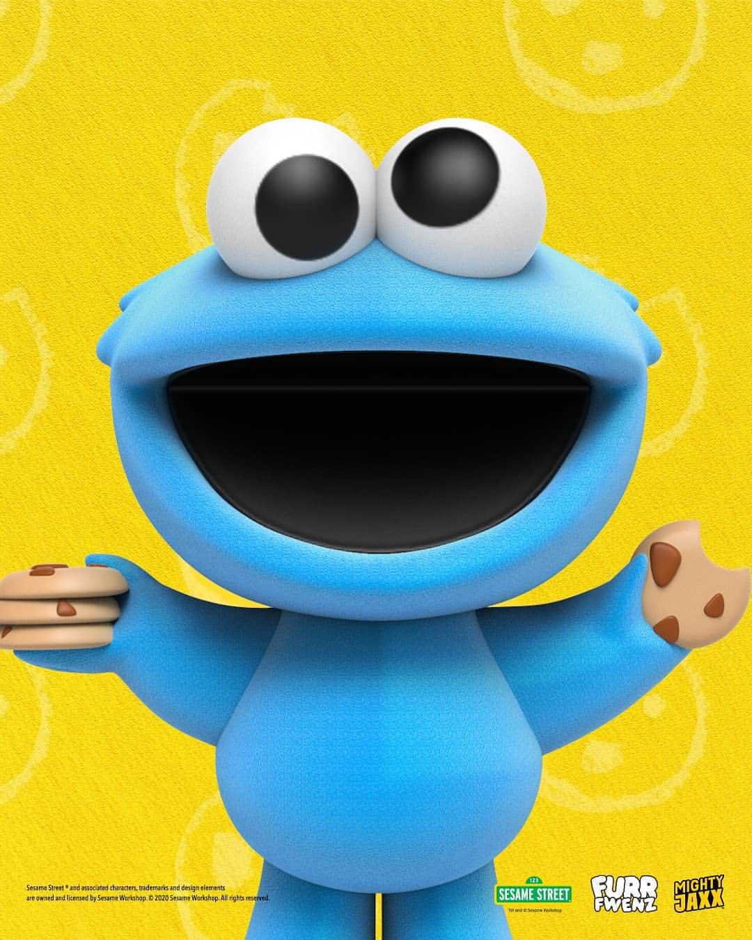 Fur Fwenz : Sesame Street Series Blind Box by Mighty Jaxx (Set of 6+3 secrets)