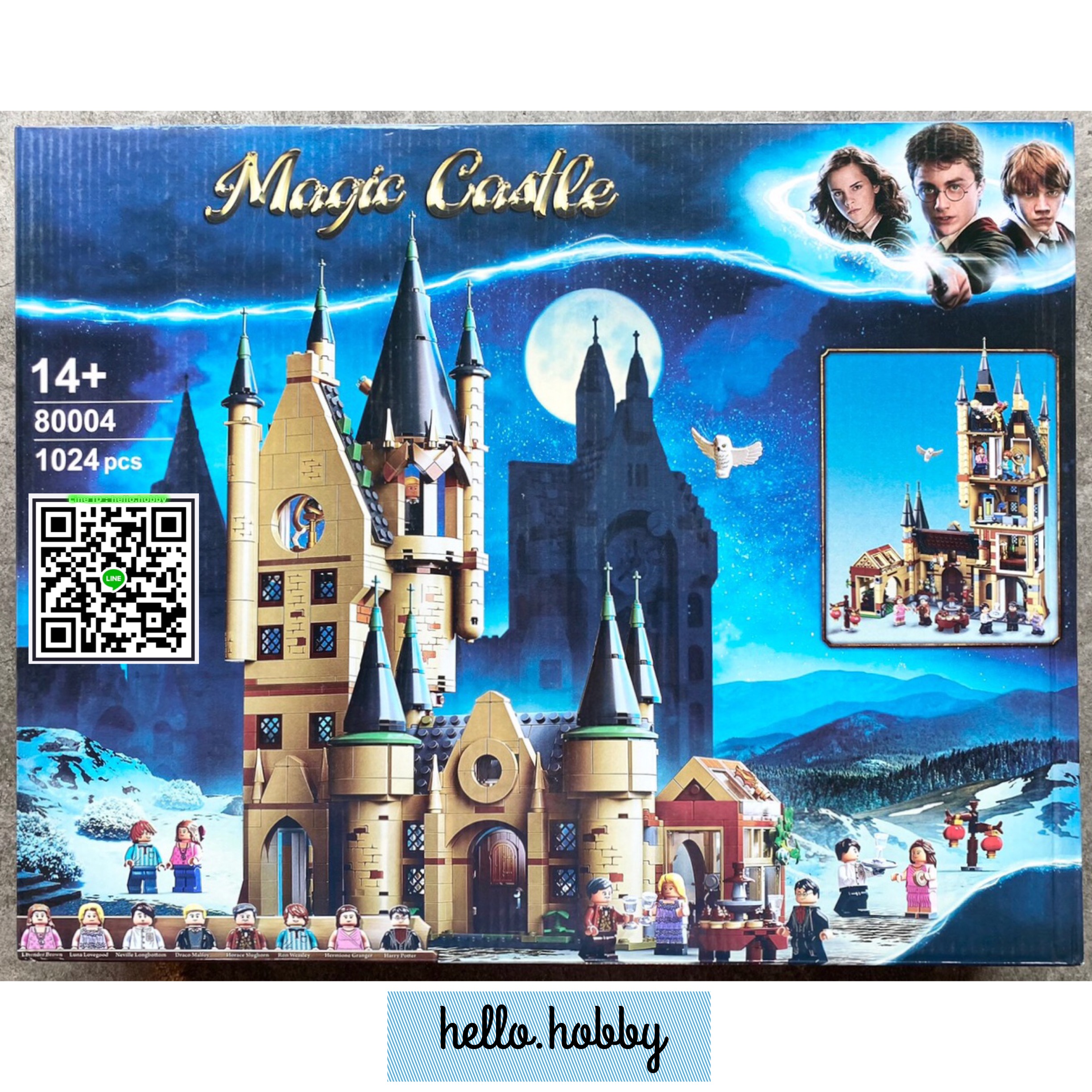 80004 Harry Potter Hogwarts Astronomy Tower 1024pcs