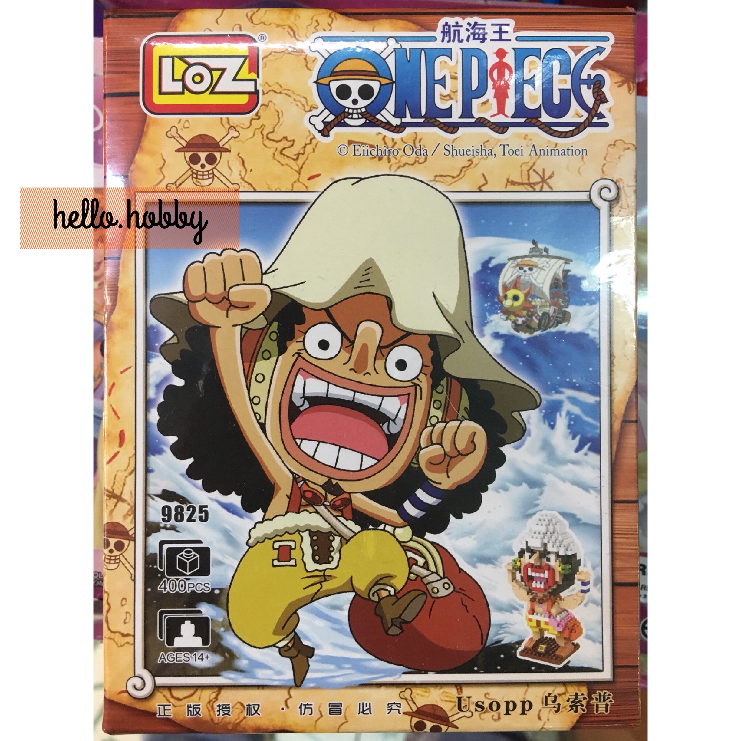 LOZ 9825 One Piece Usopp 400pcs