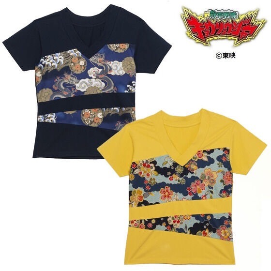 PRE-ORDER : Zyuden Sentai Kyoryuger Kyoryu Gold/Utsusemimaru T-shirt