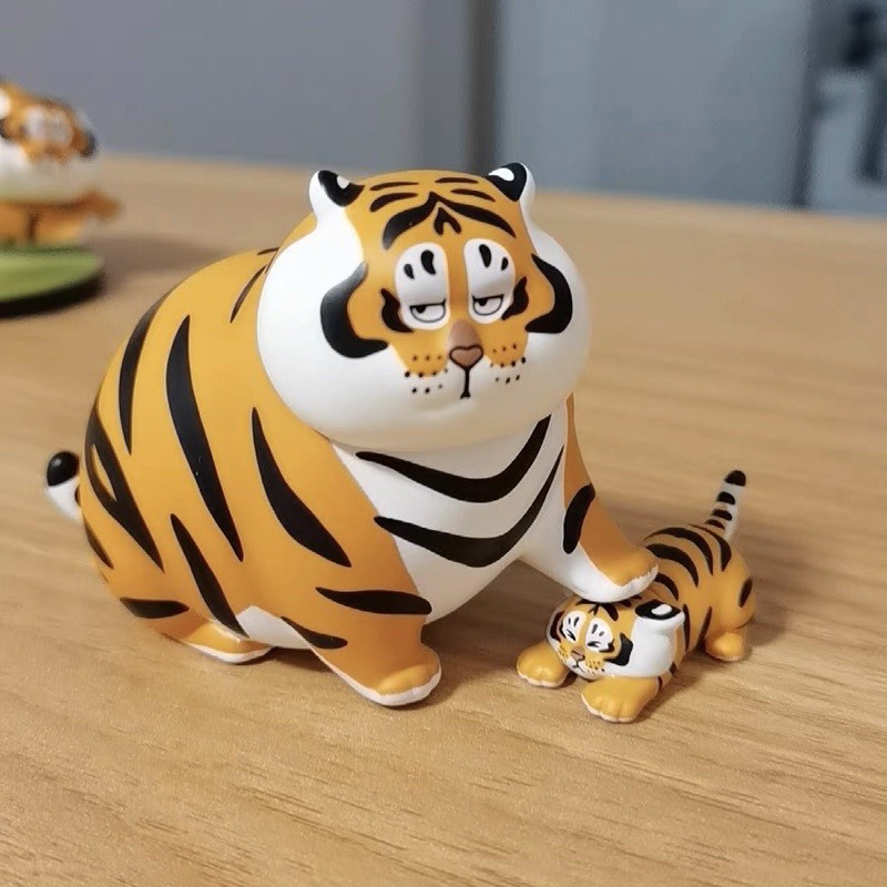Fat Tiger Panghu & Baby Series 2 Don’t Go Home Play Outside by 52Toys (Set of 6+1secret)
