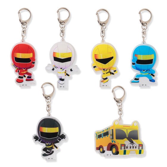 PRE-ORDER : Ninja Sentai Kakuranger Deformed Acrylic Stand (11 types in total)