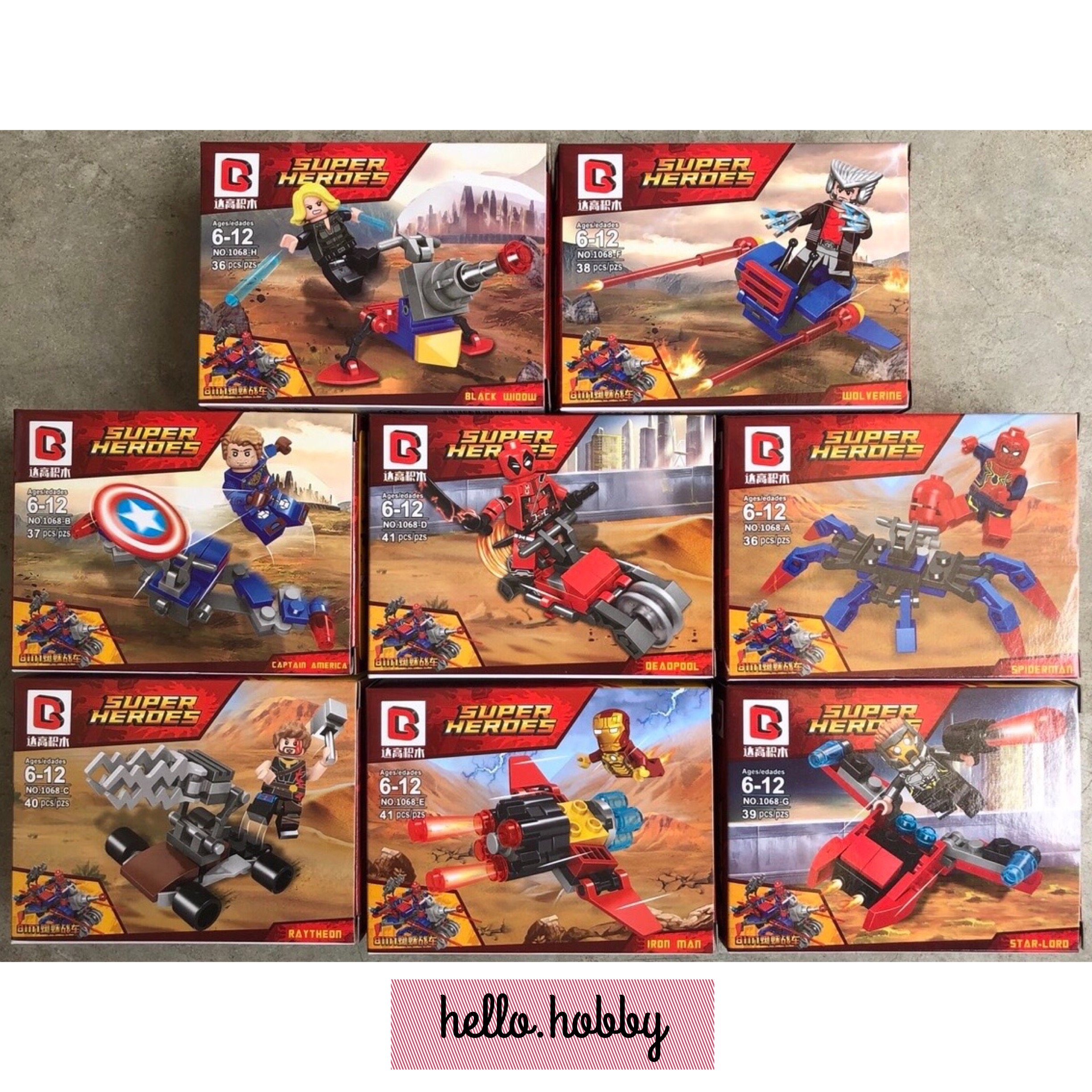 Dargo 1068 A-H Super Heroes