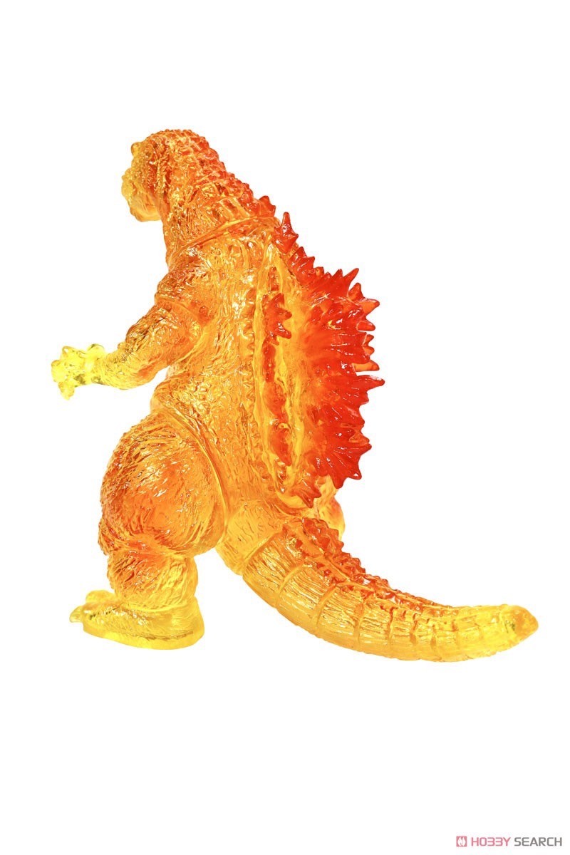 Godzilla - CCP Middle Size Series Godzilla EX Vol.4 Godzilla (2001) Clear Orange Ver. Soft Vinyl (Lot JP) by CCP