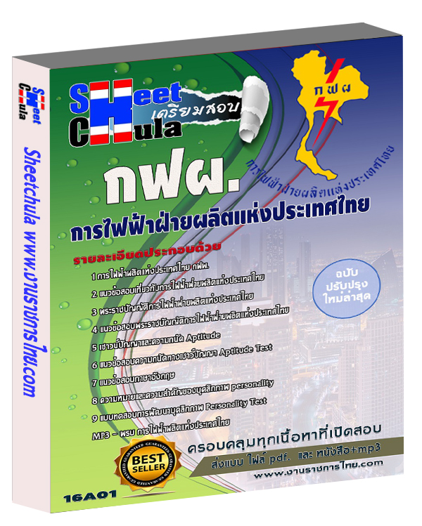แนวข้อสอบ การไฟฟ้าฝ่ายผลิตแห่ประเทศไทย (กฟผ)