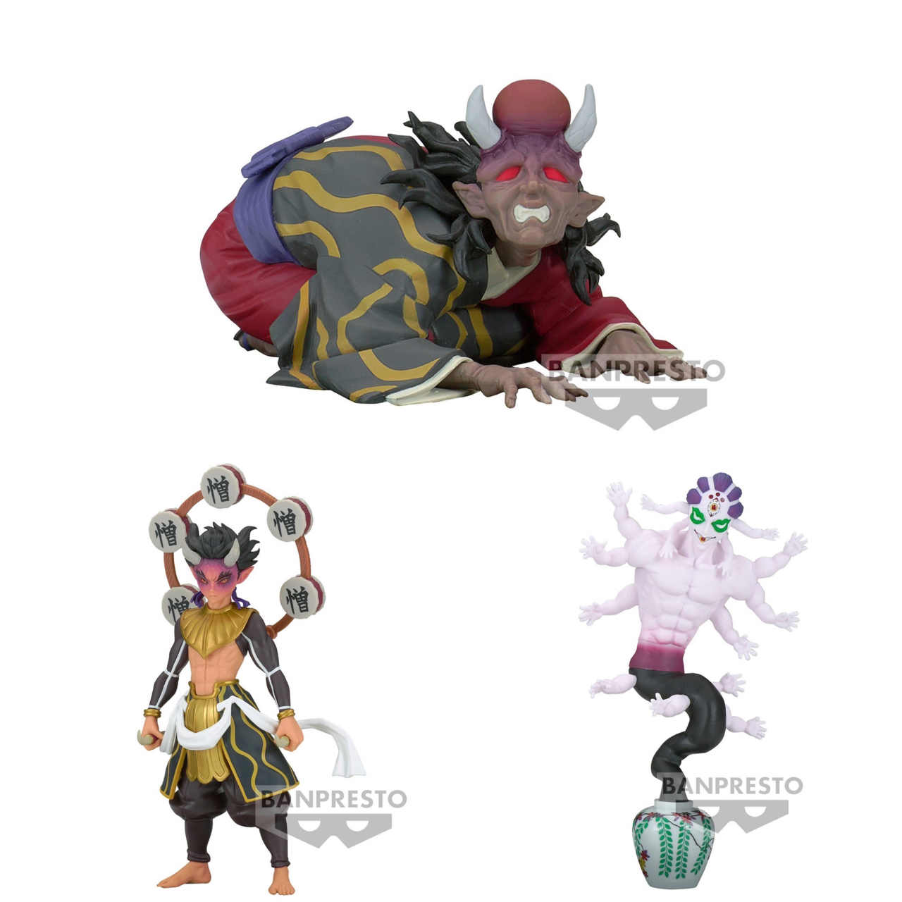 Pre-order : DEMON SLAYER: KIMETSU NO YAIBA FIGURE -DEMON SERIES- (HANTENGU/ZOHAKUTEN/GYOKKO) (A:HANTENGU)(B: ZOHAKUTEN) (C: GYOKKO)