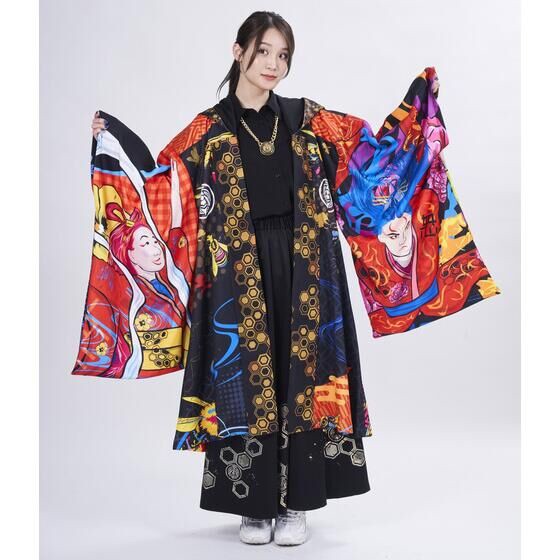 PRE-ORDER : Ohsama Sentai King-Ohger x h.NAOTO Kaguragi Dibousuki Kimono Style Jacket