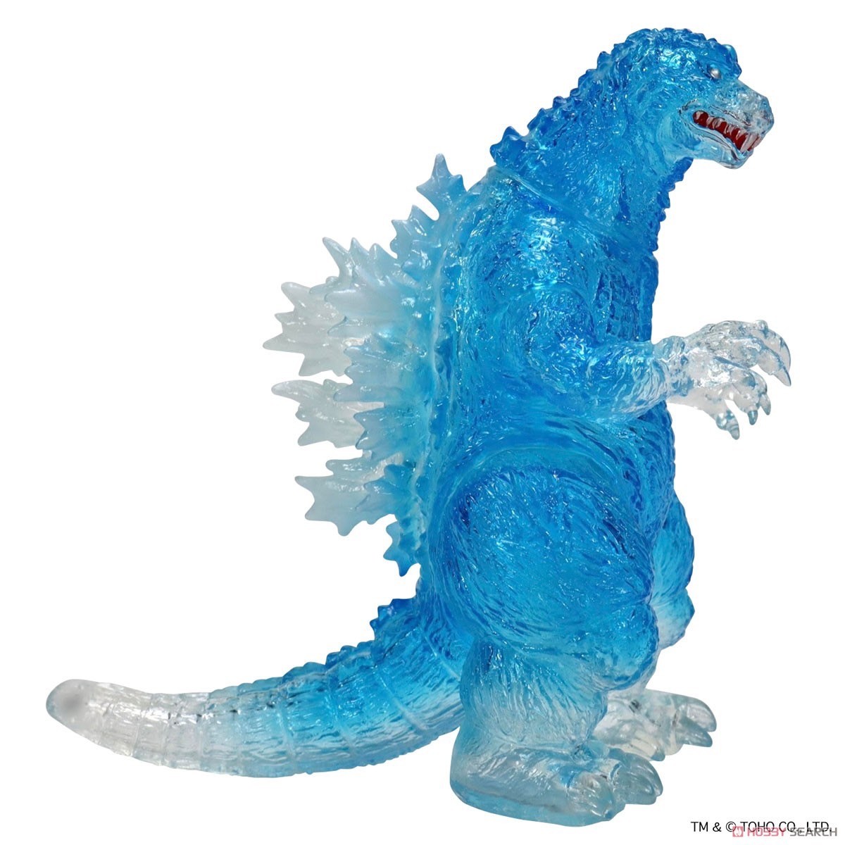 Godzilla - CCP Middle Size Series Godzilla EX Vol.3 Godzilla (2001) Clear Blue Ver. Soft Vinyl (Lot JP) by CCP
