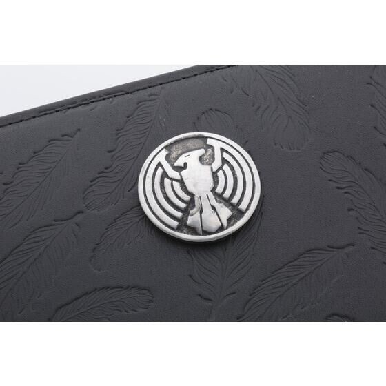 PRE-ORDER : Kamen Rider OOO Genuine Leather Round Wallet Ankh Model