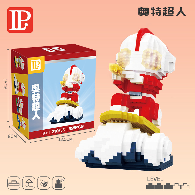 LP 210636-210639 Ultraman มีไฟ