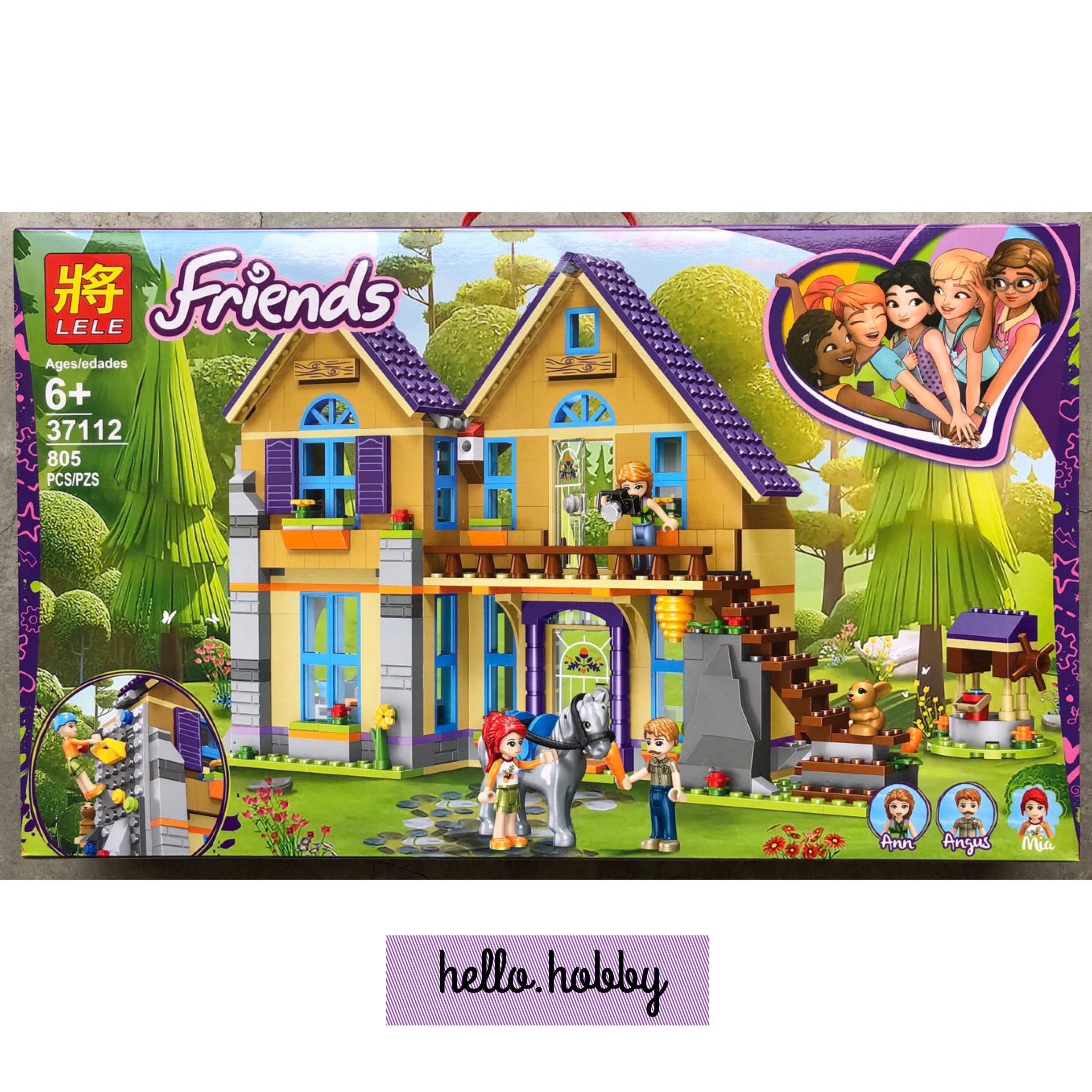Lele 37112 Friends Mia's House 805pcs