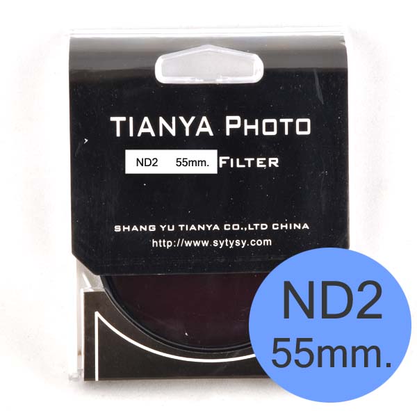 TIANYA Neutral Density ND 2 ND2 Filter 55mm.