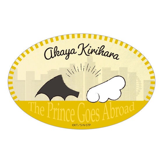 PRE-ORDER : New Prince of Tennis The Prince Goes Abroad Ver.A.KIRIHARA Luggage Sticker Set