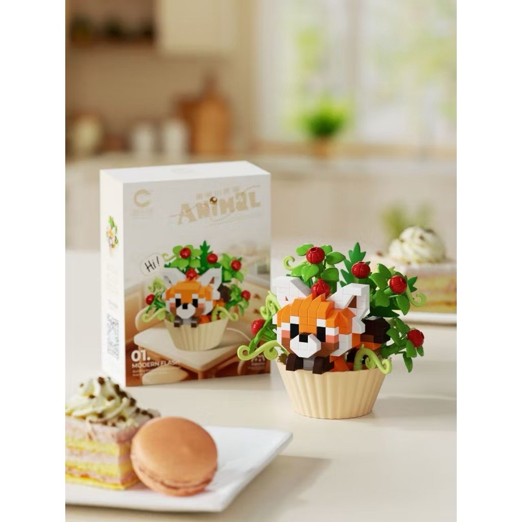 CLC Animal Cupcake ( สัตว์น้อยในกระถาง )