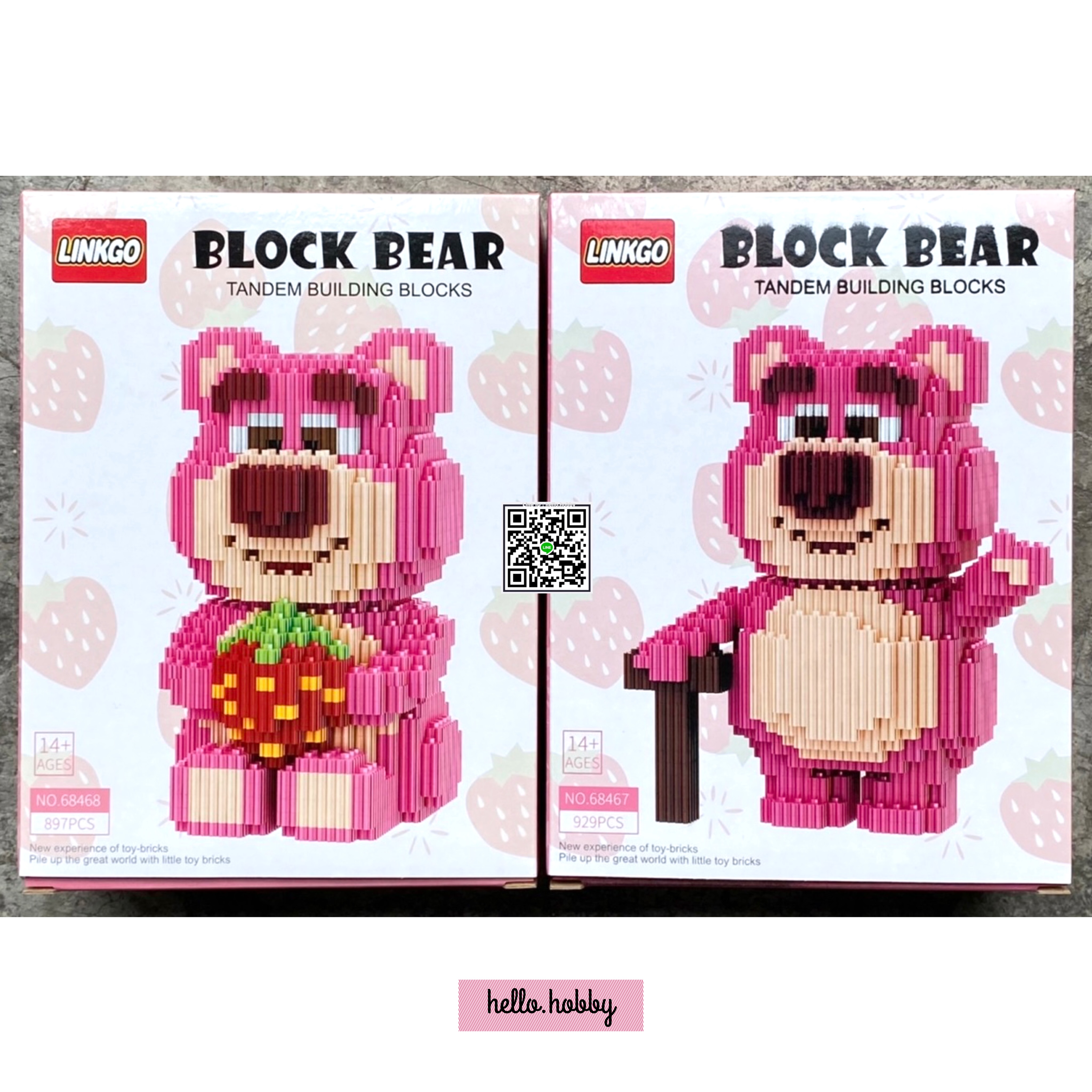 Linkgo 68467-68468 - Disney - Toy Story - Lotso