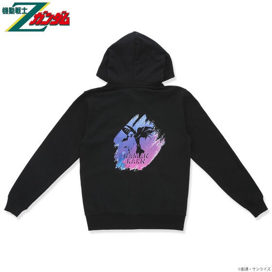 PRE-ORDER : Mobile Suit Z Gundam Haman Karn Series Zip Hoodie Silhouette Pattern