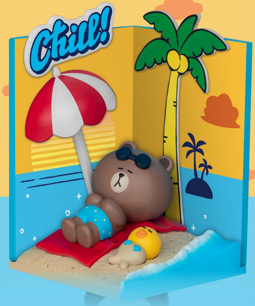 Line Friends - Brown & Friends Dream-Selected Series (Set of 4) by Beast Kingdom