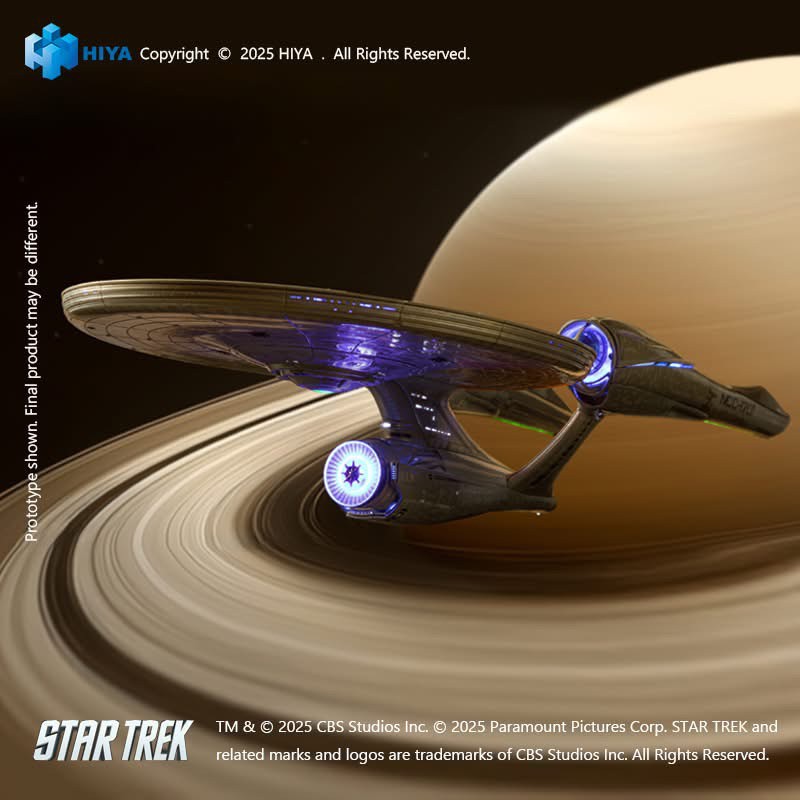 Pre-order : REPLICAart Series Star Trek 2009 USS Enterprise NCC-1701 Light Up Starship by Hiya Toys