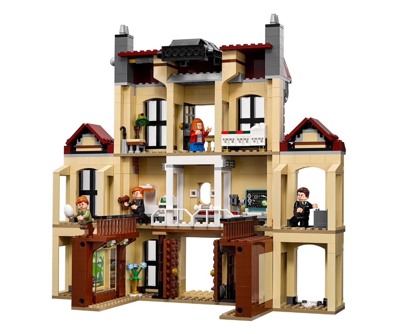 Bela 10928 Jurassic World Indoraptor Rampage at Lockwood Estate 1046pcs