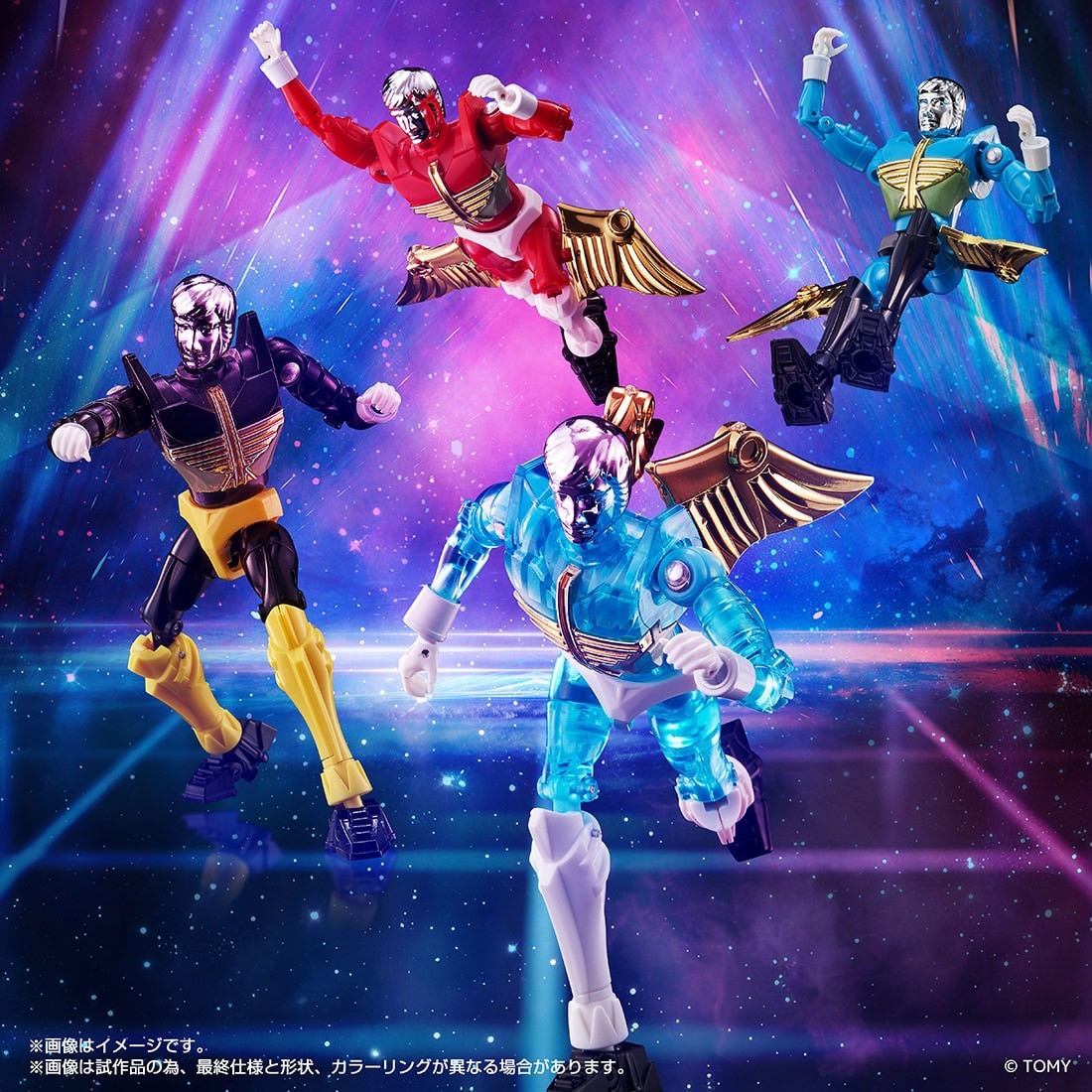 Pre-order : *Takara Tomy Mall Exclusive* T-Spark LEGACYSOUL Microman Command #1 4 Units Set by Takara Tomy