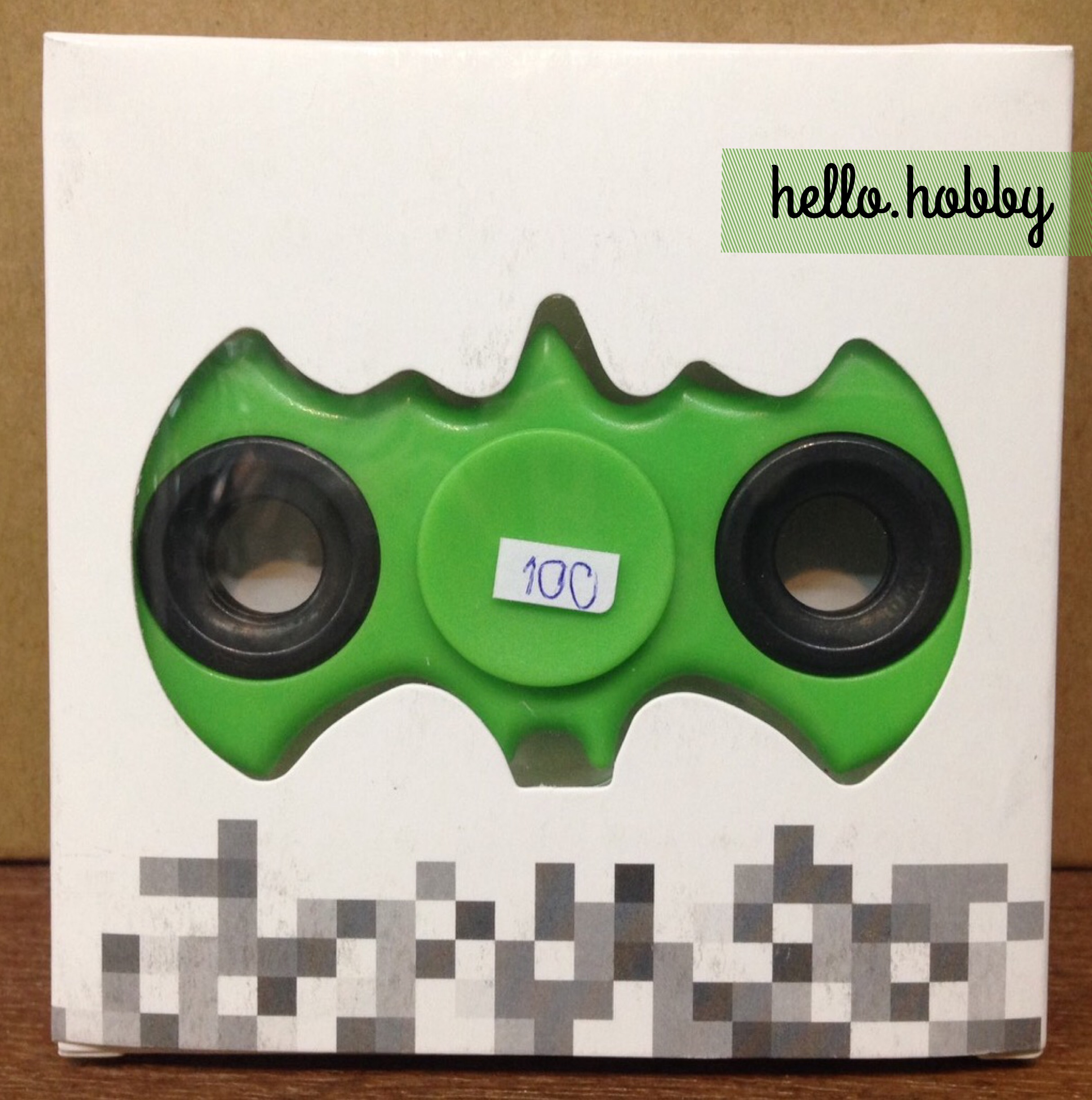 Fidget Spinner - Batman (green)