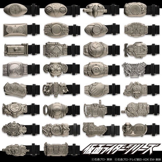 PRE-ORDER : Kamen Rider Series Casual Belt ver.2 (30 types)