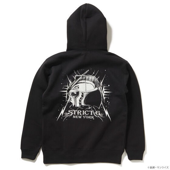 PRE-ORDER : STRICT-G "Mobile Suit Gundam" NEW YORK Hardcore Fleece Lining Hoodie