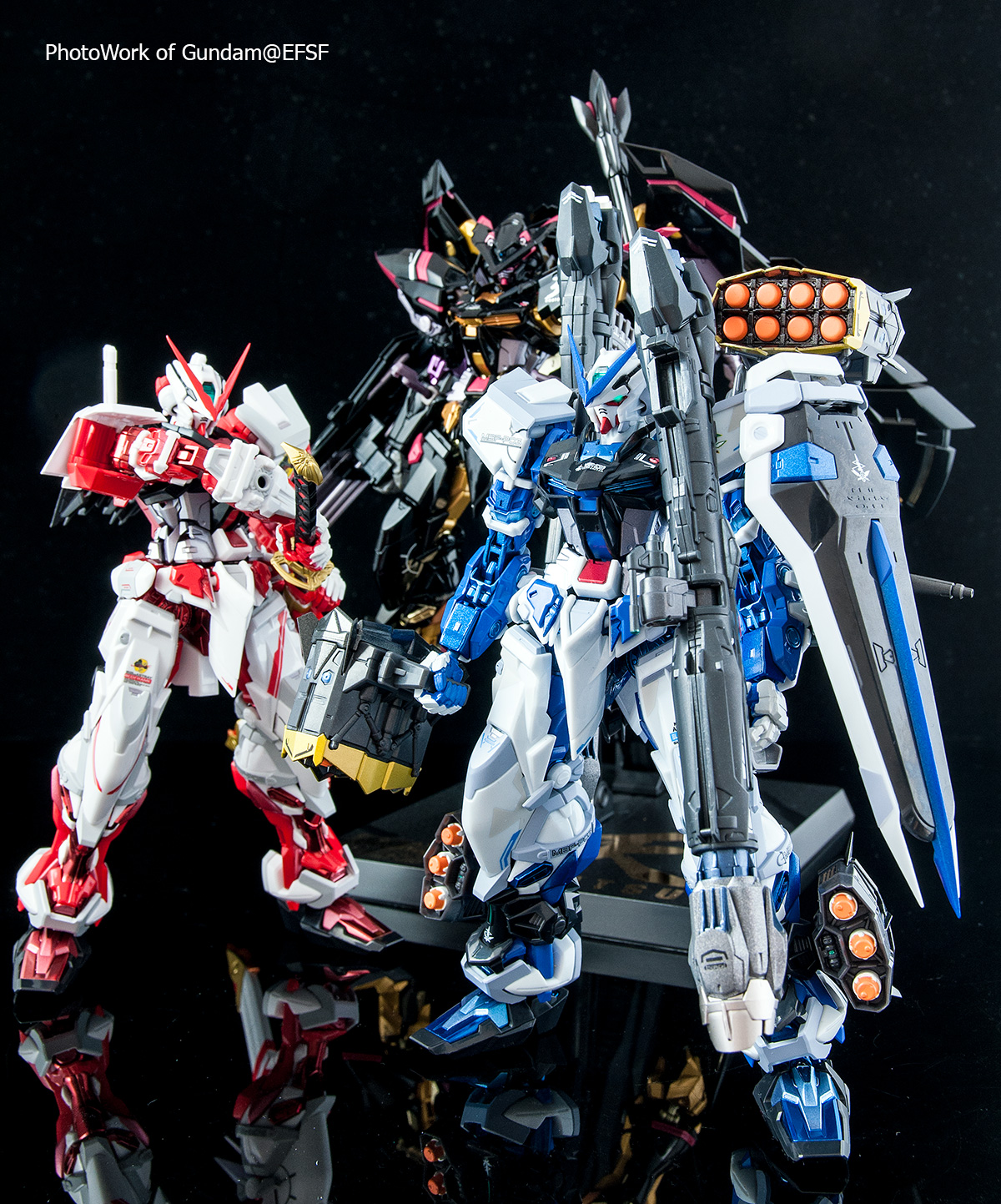 METAL BUILD Gundam Astray Blue Frame (Full Weapon Set) by Bandai