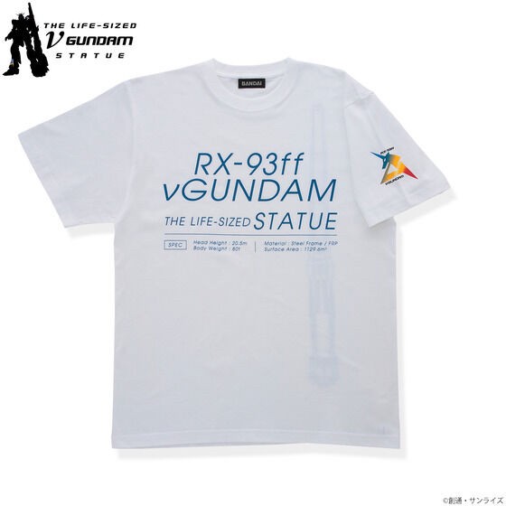 PRE-ORDER : Life-sized νGundam Statue T-shirt