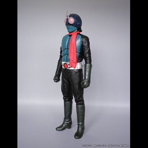 PRE-ORDER : Jumbo Sofubi Figure Kamen Rider/Kamen Rider No.2 (Shin Kamen Rider) W Pack