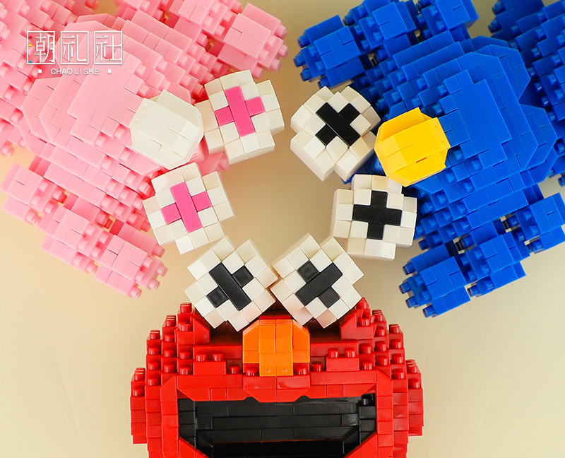 Chao Li She 38035-38037 KAWS BFF x Sesame Street