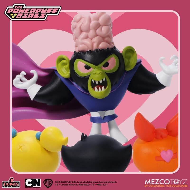 Pre-order : 5 Points Powerpuff Girls Set by Mezco Toyz (Set of 4)