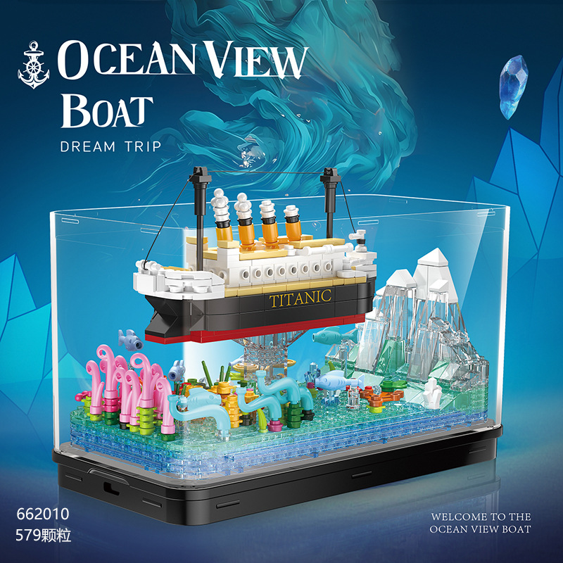 Zhe gao 662010 Titanic 579pcs (มีไฟ)