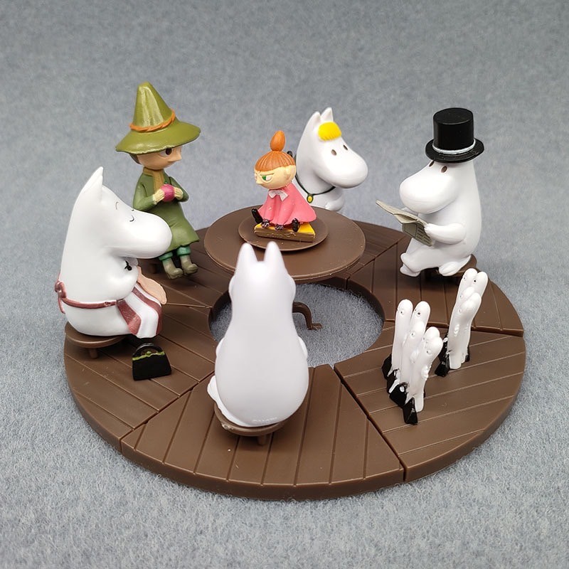 Moomin Valley - Round Table by Taito (Set of 8)