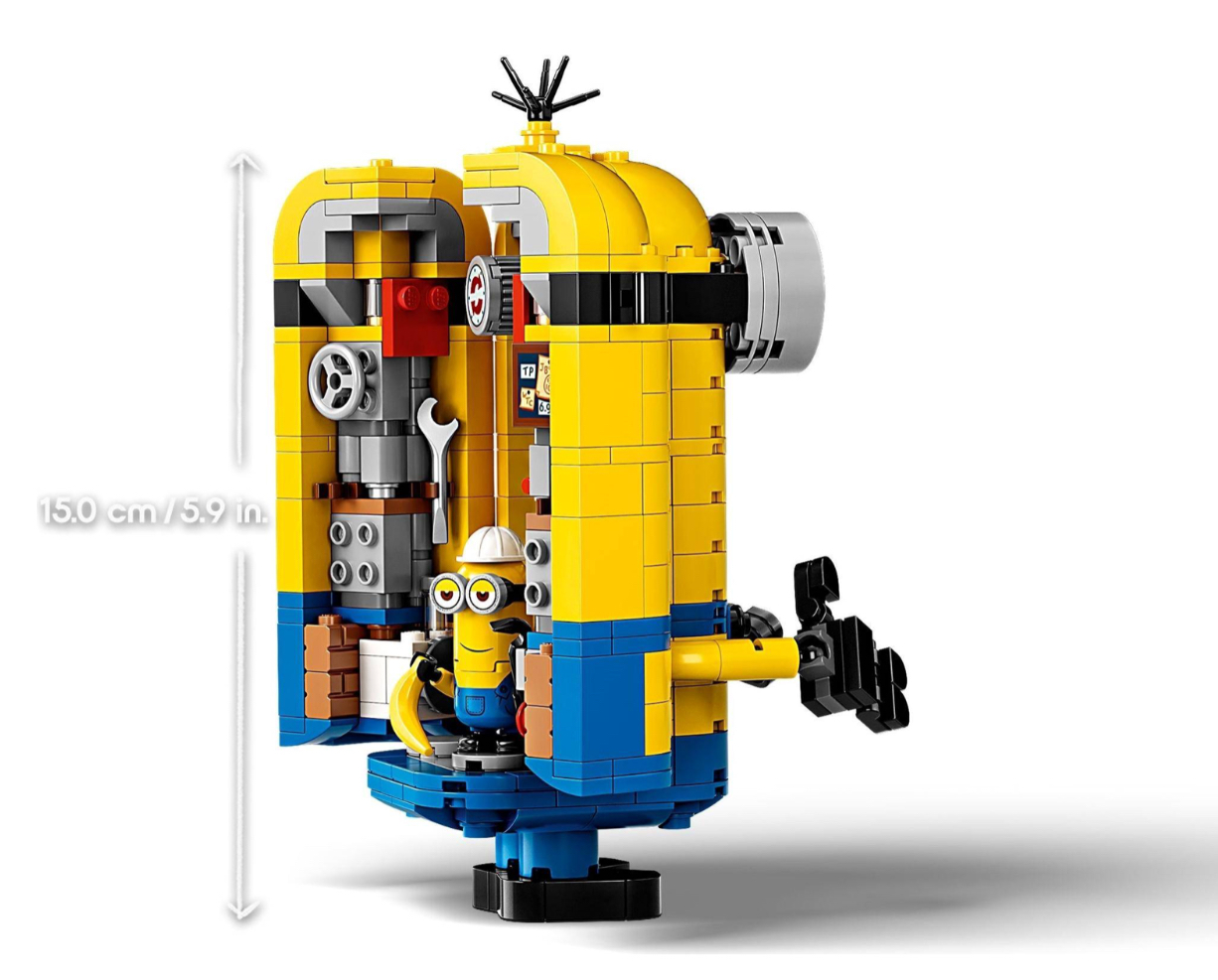 81779 Brick-built Minions and their Lair 876pcs