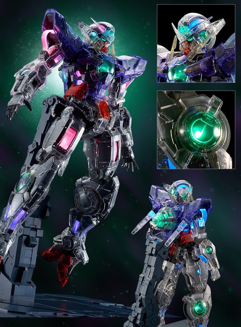 PRE-ORDER : PG 1/60 CLEAR COLOR BODY FOR GUNDAM EXIA PLASTIC MODEL