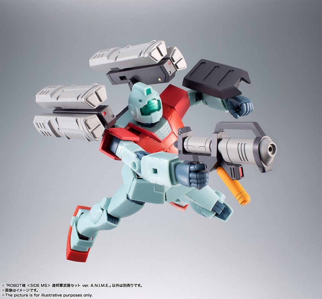 re-order : ROBOT SPIRIT SIDE MS EARTH FEDERATION FORCE WEAPON SET VER. A.N.I.M.E.
