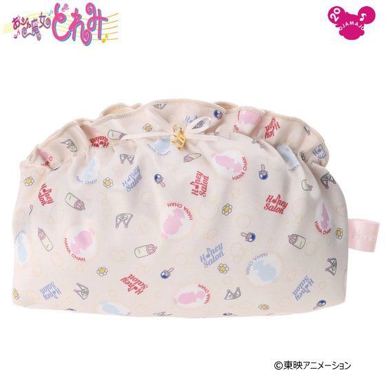 PRE-ORDER : HONEY SALON x Ojamajo Doremi Collaboration Hana-chan Idol Pouch Large Size