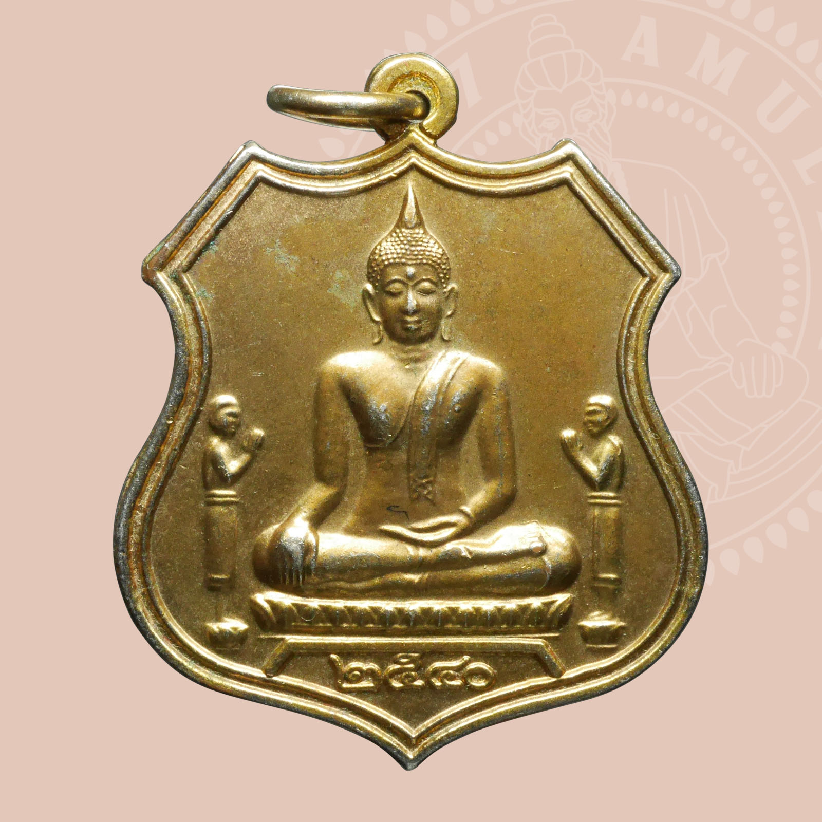 พระปางมารวิชัย ปางชนะมาร ปางสะดุ้งมาร ปางพิชิตมาร หลวงพ่อโต ซำปอกง พระพุทธไตรยรัตนนายก มหาเศรษฐี พระอัครสาวก พระโมคคัลลานะ พระสารีบุตร วัดพนัญเชิงวรวิหาร อยุธยา ปี 2540