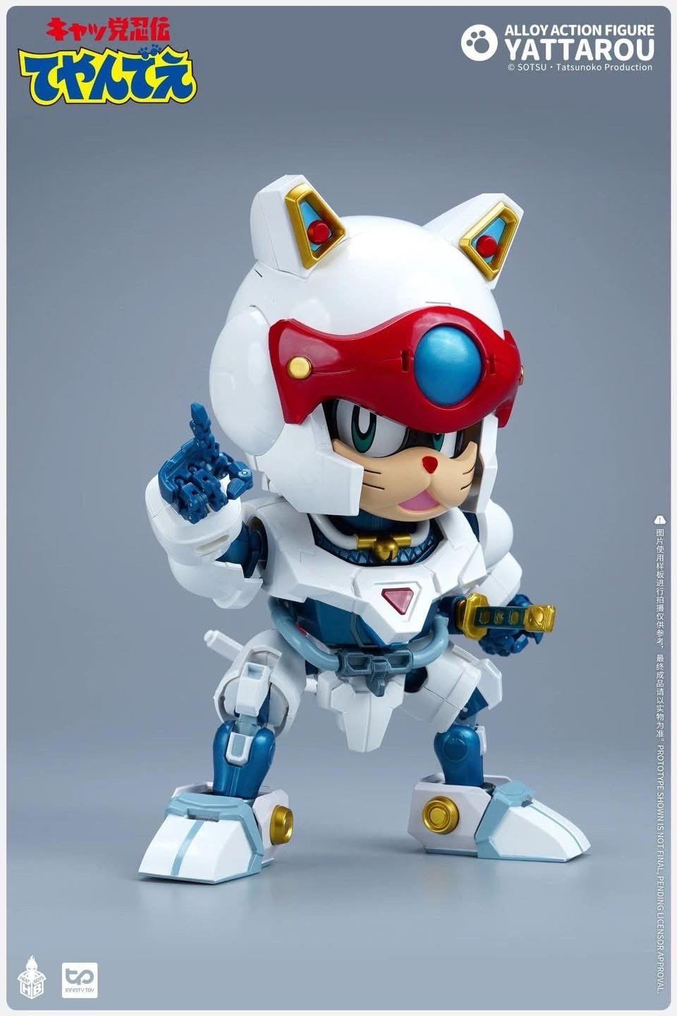 Samurai Pizza Cats Yattarou Alloy Action Figure by HeatBoys