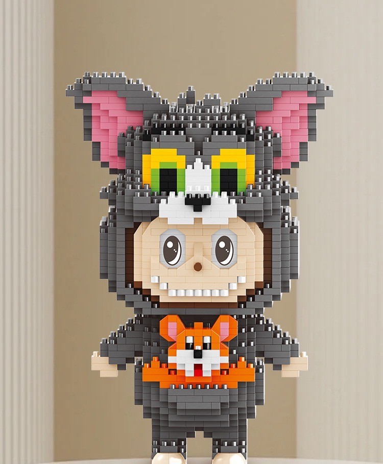 ตัวต่ออาร์ตทอย Size Jumbo - Linkgo 60001-60004 Art Toy - Popmart - Labubu