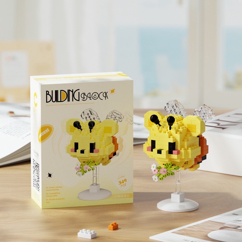 ตัวต่อนาโน Size L - CLC Flying Animal Shake and Fun