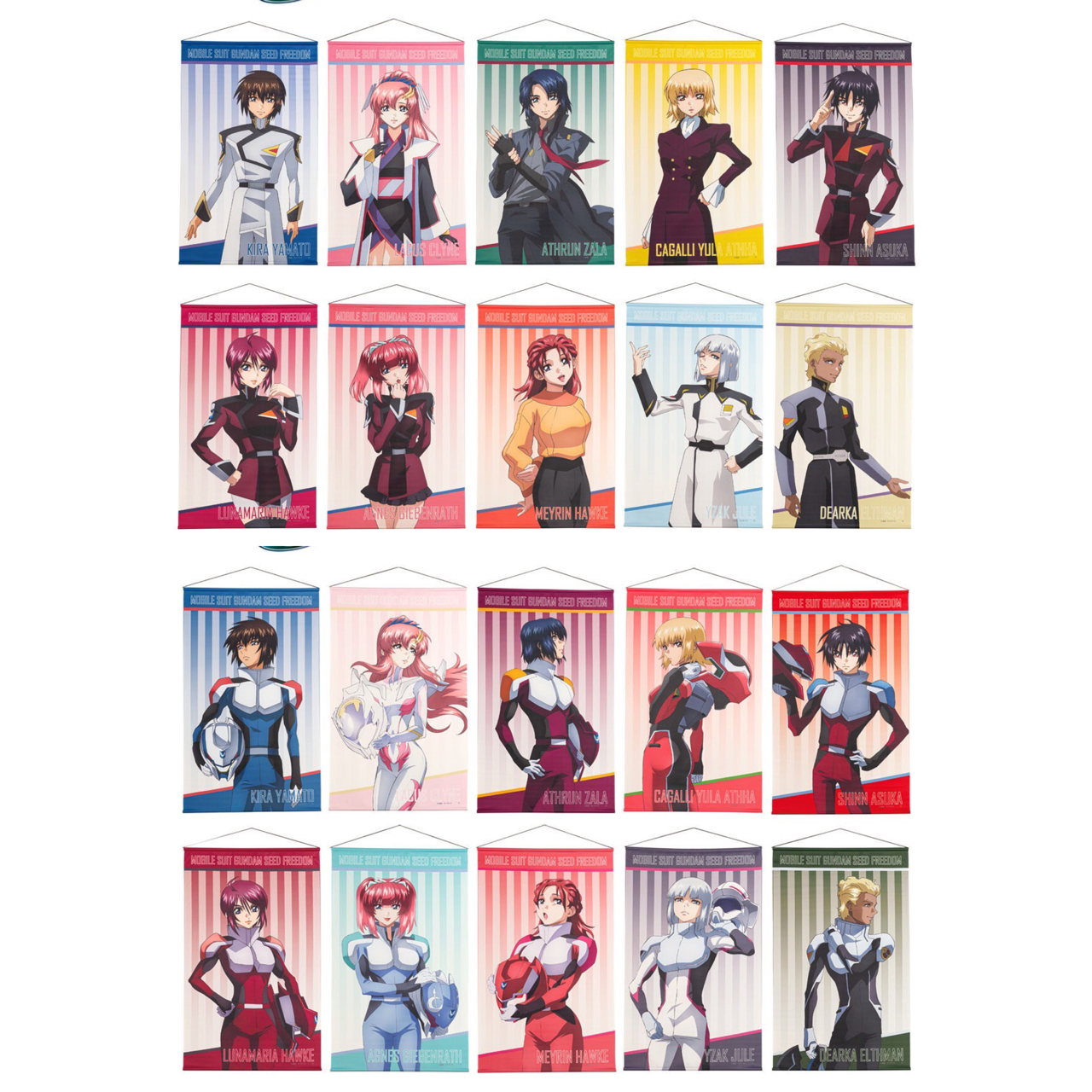 PRE-ORDER : Mobile Suit Gundam Seed FREEDOM Character Illustration Tapestry (10 types in total)