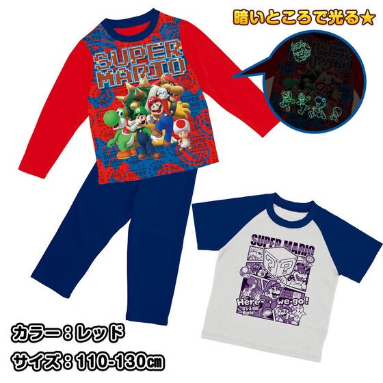 PRE-ORDER : Ohsama Sentai King-Ohger / Splatoon / Mario Shines! 2TOPS Pajamas 23SS